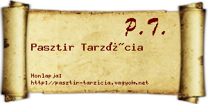 Pasztir Tarzícia névjegykártya